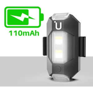 4lü Rgb 7 Renkli 3 Yanış Modu Motosiklet Drone Bisiklet Otomotiv USB Şarjlı Kablosuz Mini LED Lamba
