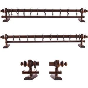 Ahşap Rustik Perde Tek Raylı