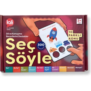 Seç Söyle Dil ve Konuşma Becerisi Kartları 300 Kart  2+ Yaş