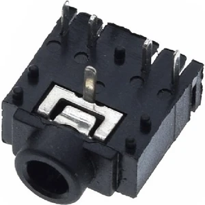 Rob Ada  3.5mm Stereo Dişi Jak Kulaklık Mixer Mikrofon Amplifikatör Soketi Pcb Konnektör Siyah