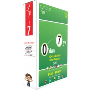 Tonguç Akademi 7. Sınıf 0 Dan 7 Ye Sayısal Sözel Konu Anlatımlı So