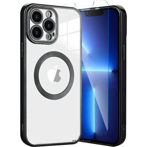 M.TK Moveteck Apple Iphone 11 Pro Max Kılıf Kamera Çıkıntı Koruma Parlak Renkli Manyetik Magsafe Halkalı