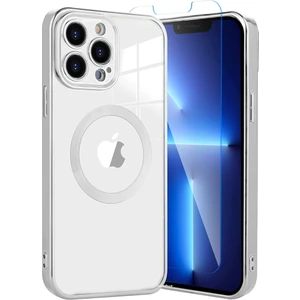 M.TK Moveteck Apple Iphone 11 Pro Max Kılıf Kamera Çıkıntı Koruma Parlak Renkli Manyetik Magsafe Halkalı