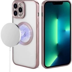 M.TK Moveteck Apple Iphone 11 Pro Kılıf Kamera Çıkıntı Koruma Parlak Renkli Manyetik Magsafe Halkalı Kare