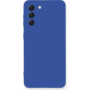 Caseart Samsung Galaxy S21 Fe Kapak Içi Kadife Kamera Korumalı Lansman Silikon Kılıf - Lacivert