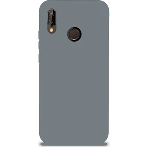 Kzy Xiaomi Redmi Note 7 Pro Kapak Içi Kadife Kamera Korumalı Lansman Silikon Kılıf - Gri