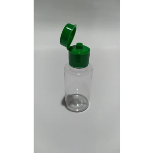 30 Ml Yeşil Fliptop (Açmalı) Kapaklı Likit Dezenfektan Kolonya Pet  Şişesi (25 Adet)