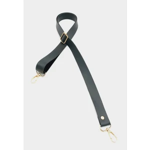 Angel Çanta Aksesuar Suni Deri Ayarlı Çanta Sapı 120X2.4 cm Siyah Light Gold Metal