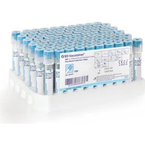 Bd 100 Adet Sodyum Sitratlı Tüp | Mavi Kapak 1.8ml