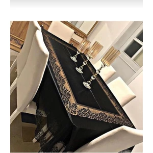 AY Home Tül Masa Örtüsü Dertsiz 160 x 220