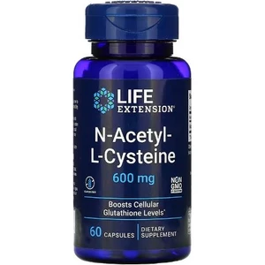 Life Extension, N-Acetyl-L-Cysteine, 600 Mg, 60 Kapsül