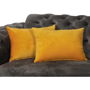 Renkli Ev Tasarım 35X50 cm Sarı Kırlent Içi Elyaf Dolgu Gizli Fermuarlı
