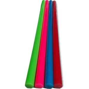 4 Renk Kalın Çubuk Silikon Seti 4'lü Paket