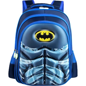 Örümcek Adam Kaptan Amerika Karikatür Çocuk Okul Çantası Ilköğretim Okulu 1-4 Sınıf Omuz Sırt Çantası (Yurt Dışından)