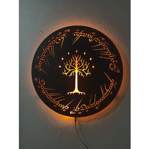 Yüzüklerin Efendisi Gondor LED Işıklı Duvar Tablosu