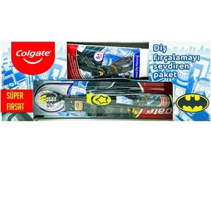 Batman Diş Fırçası+Diş Macunu 75ML 6 + Yaş 2 Li