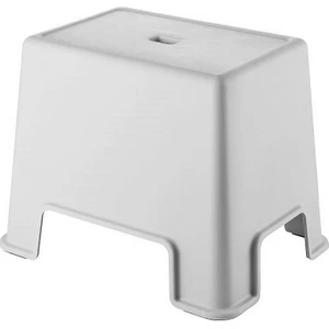Çelik Ayna Lüx Banyo Taburesi Çok Amaçlı Tabure Açık Gri- 480