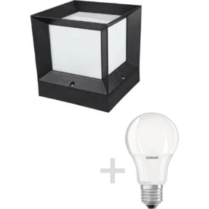 Full Reyon Gün Işığı Ampullü Set Üstü Kare Küp Bahçe Aydınlatma Armatürü