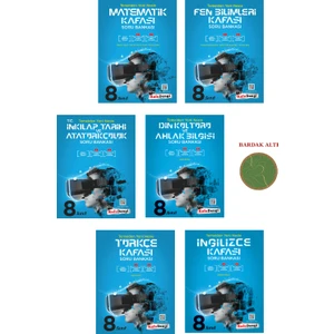 Kafa Dengi Yayınları  LGS 8.Sınıf Soru Bankası Full Set 6 Kitap