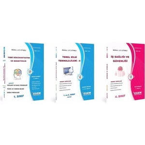 Egem Eğitim Yayınları AÖF 1. Sınıf Tıbbi Dokümantasyon Set Bahar Dönemi Tüm Dersler
