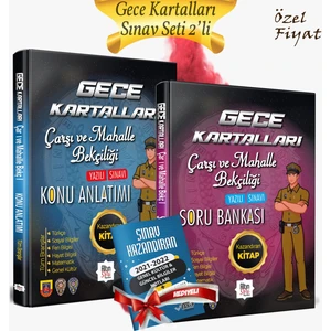 Liyakat Yayınları 2'li Set Gece Kartalları Çarşı ve Mahalle Bekçiliği Alımına Özel Hazırlık Konu Anlatımı - Soru Bankası