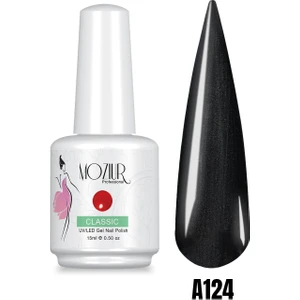 Mozıur Uv LED Kalıcı Oje 15 ml Simli Seri