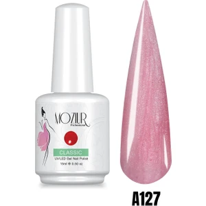 Mozıur Uv LED Kalıcı Oje 15 ml Simli Seri