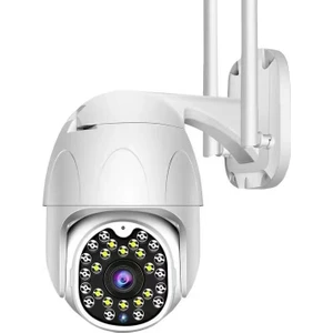Dış Mekan Full Hd Wifi Kamera Su Geçirmez Hareket Sensörlü Gece Görüşlü Ip Kamera Kingboss Ip-38