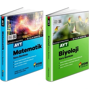 Aydın Yayınları AYT Matematik + Biyoloji Soru Seti 2 Kitap 2023