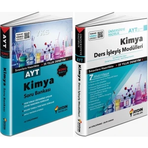Aydın Yayınları AYT Kimya Konu Özetli Soru + Ders İşleyiş Seti 2 Kitap 2023