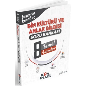 KVA Yayınları Kva 8. Sınıf Din Kültürü Temel Adımlar Soru Bankası 2023