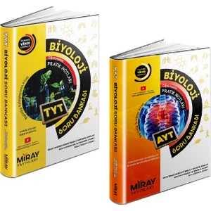 Miray Yayınları TYT AYT Biyoloji Soru Bankası Seti 2 Kitap 2023