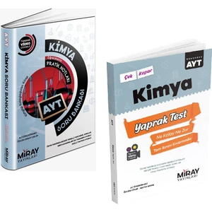 Miray Yayınları AYT Kimya Soru Bankası - Yaprak Test 2 Kitap 2023