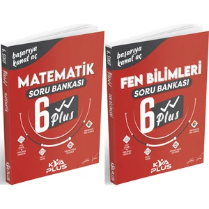 KVA Yayınları Kva 6. Sınıf Matematik + Fen Bilimleri Plus Soru Seti 2 Kitap 2023