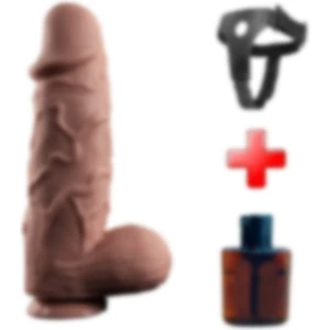 Odins Shop Odinsshop 25 Cm Belden Bağlamalı Gerçekçi Kalın Dildo Penis