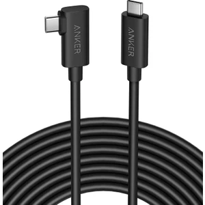 712 USB-C to USB-C 5 Metre Fiber Optik Şarj/Data Kablosu - Oculus Quest 2 ve 10 Gbps Destekli - Siyah - Y2112 (Anker Türkiye Garantili)