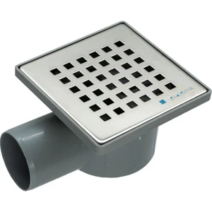 Mesa Teknik 10 x 10 Yandan 50 mm Çıkışlı Koku Önleyicili Yer Süzgeci