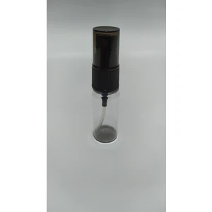 8 ml Siyah Sprey Başlıklı Kolonya Likit Dezenfektan Fısfıs Şişesi (10 Adet)