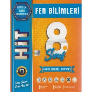 Mozaik Yayınları 8. Sınıf Fen Bilimleri Intro Hıt 40 Deneme 2023