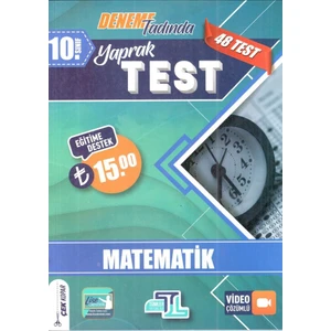 Tümler Yayıncılık 10. Sınıf Matematik Yaprak Test 2023