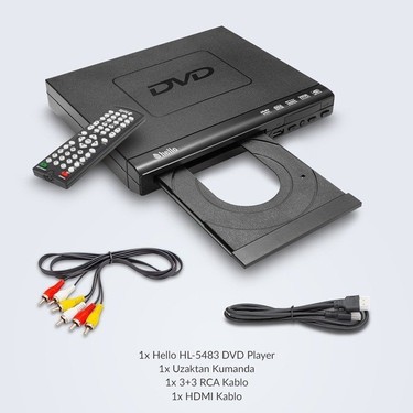 Hello HL-5483 USB-HDMI-DIVX Kumandalı DVD Player Fiyatı