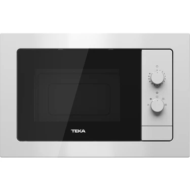 Teka MB 620 BI WH Ankastre Mikrodalga Fırın Beyaz Cam 20 lt