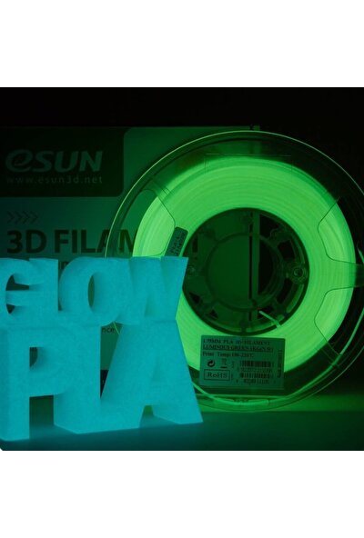 Esun - Pla + Filament 1.75 mm Fosforlu Yeşil