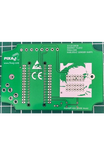 Arduino 3in1 Pcb Arduino Nano ve Lora Modülleri Için Hazır Pcb