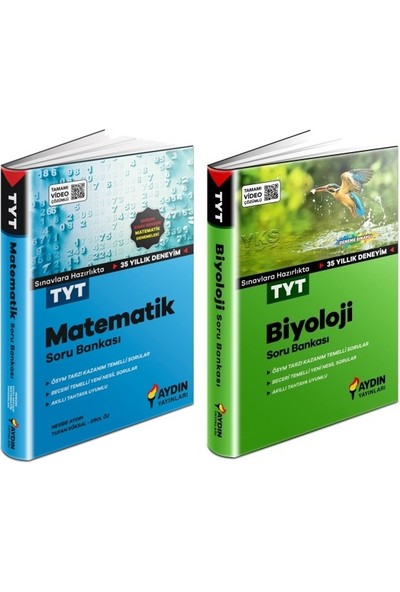 Aydın Yayınları Aydın Tyt Matematik + Biyoloji Soru Seti 2 Kitap 2023