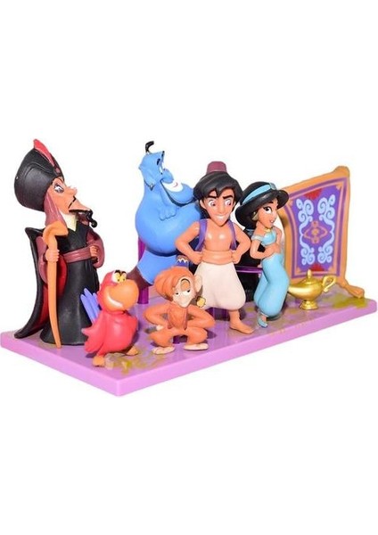 Haitun Disney Anime Aladdin Lamba Yasemin Prenses Kötü Maymun Kaplan Papağan Jafar Bebek Figure(Yurt Dışından)