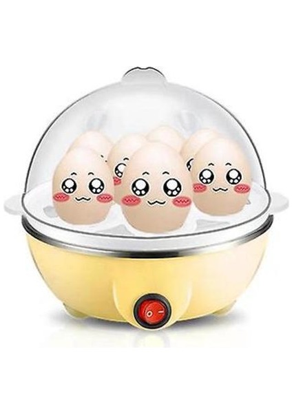 Otomatik Kapanma Özelliğine Sahip Hızlı Yumurta Tenceresi (Sarı)
