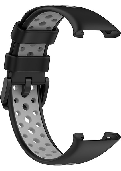 Xiaomi Mi Band 7 Pro Için Tpu Saat Kayışı - Siyah - Gri (Yurt Dışından)