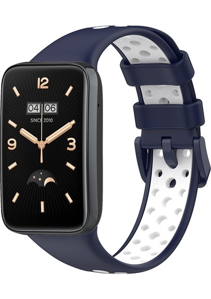 Xiaomi Mi Band 7 Pro Için Tpu Saat Kayışı - Koyu Mavi - Beyaz (Yurt Dışından) modelleri