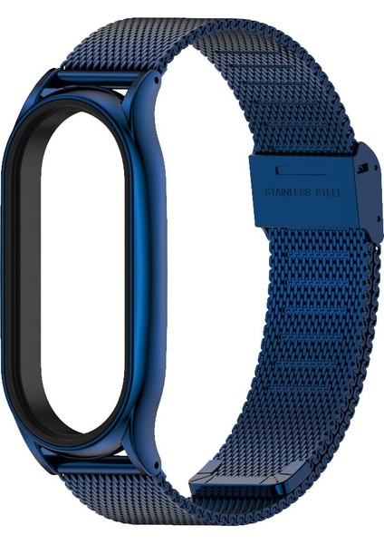 Xiaomi Mi Band 7 - 7 Nfc Için Milan Toka Artı Saat Kayışı - Mavi (Yurt Dışından)